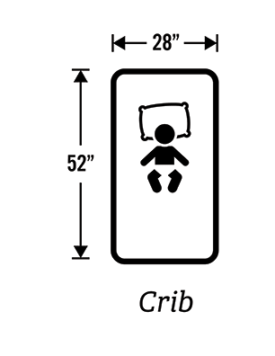 baby mattress size chart